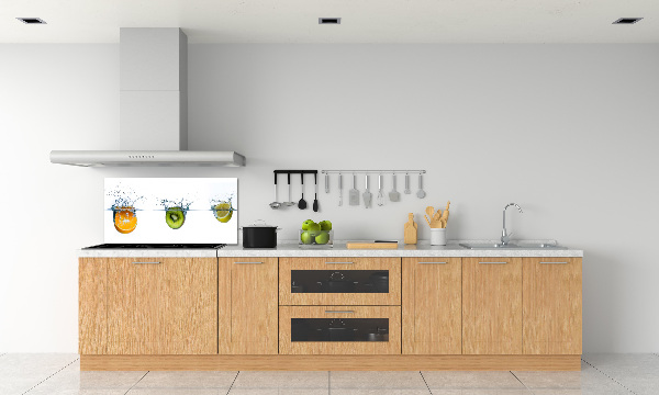 Crédence en verre Fruits sous l'eau