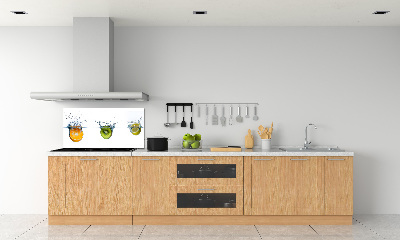 Crédence en verre Fruits sous l'eau