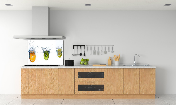 Crédence en verre Fruits sous l'eau