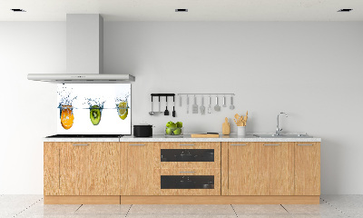 Crédence en verre Fruits sous l'eau