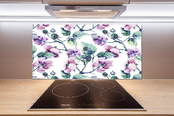 Panneau crédence cuisine Fleurs de mûres