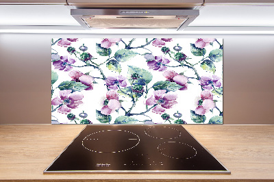Panneau crédence cuisine Fleurs de mûres