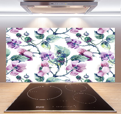 Panneau crédence cuisine Fleurs de mûres
