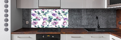 Panneau crédence cuisine Fleurs de mûres