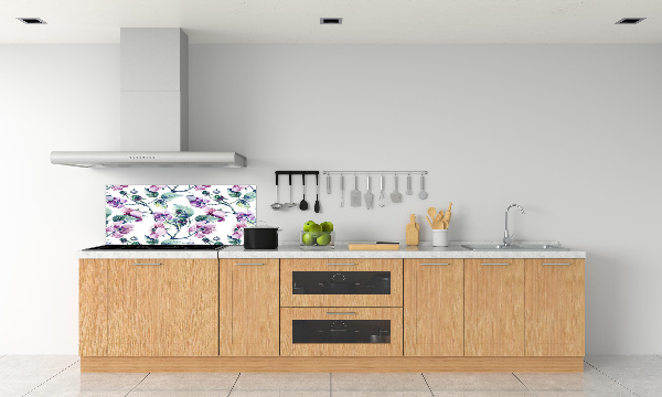 Panneau crédence cuisine Fleurs de mûres