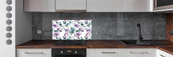 Panneau crédence cuisine Fleurs de mûres