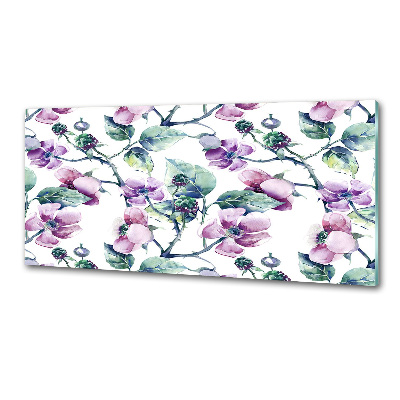 Panneau crédence cuisine Fleurs de mûres