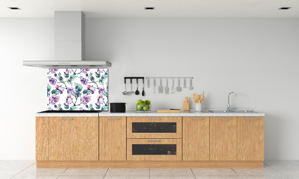 Panneau crédence cuisine Fleurs de mûres