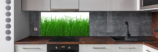 Verre pour crédence Herbe