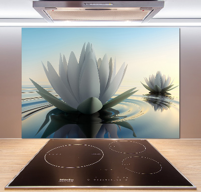 Crédence en verre Fleur de lotus