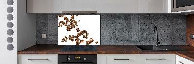 Panneau crédence cuisine Grains de café