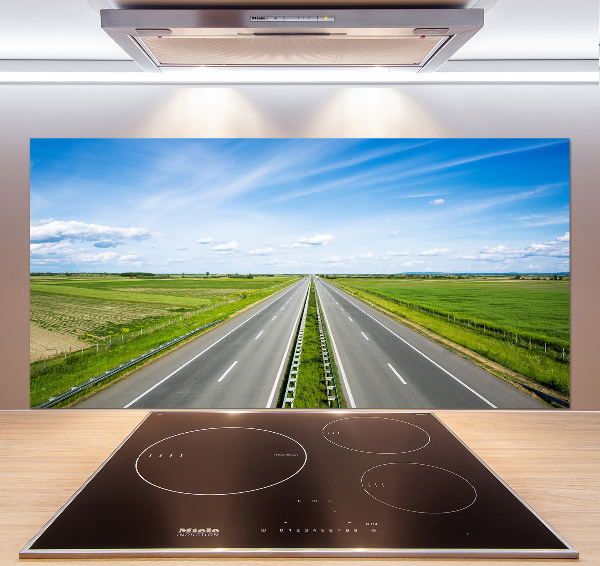 Crédence cuisine en verre Autoroute