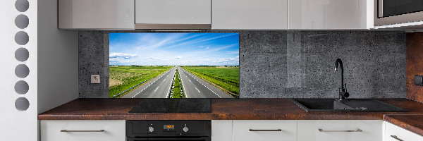 Crédence cuisine en verre Autoroute