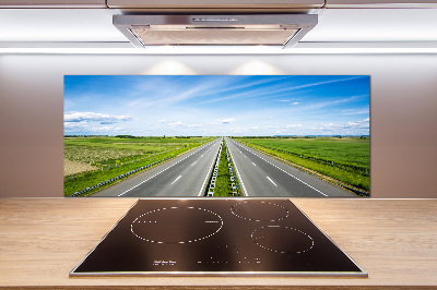 Crédence cuisine en verre Autoroute