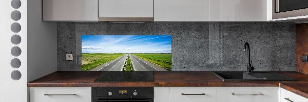 Crédence cuisine en verre Autoroute