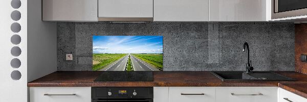 Crédence cuisine en verre Autoroute