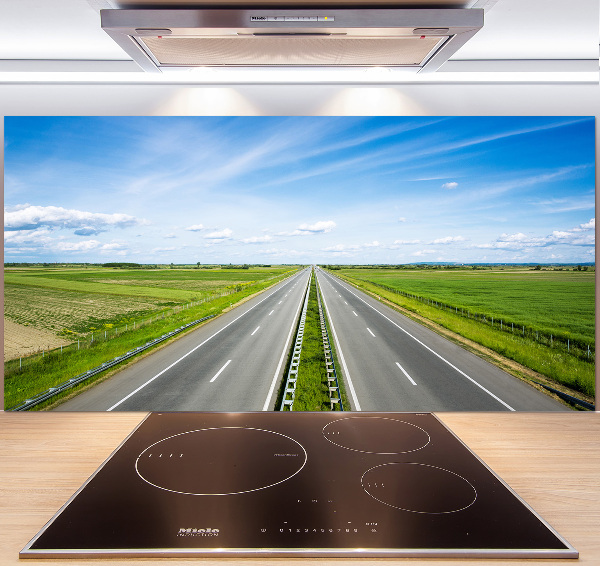 Crédence cuisine en verre Autoroute
