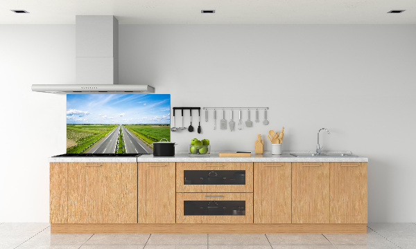 Crédence cuisine en verre Autoroute