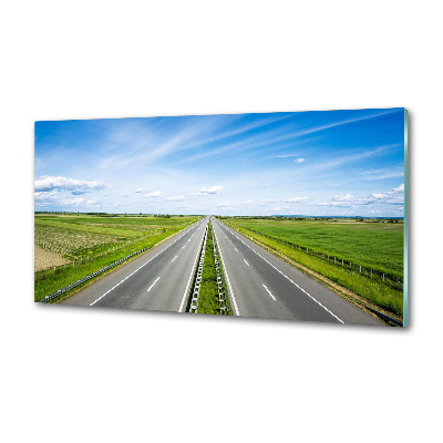 Crédence cuisine en verre Autoroute
