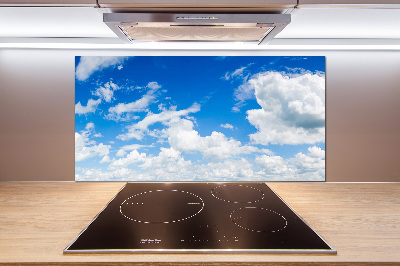 Crédence cuisine en verre trempé Nuages dans le ciel