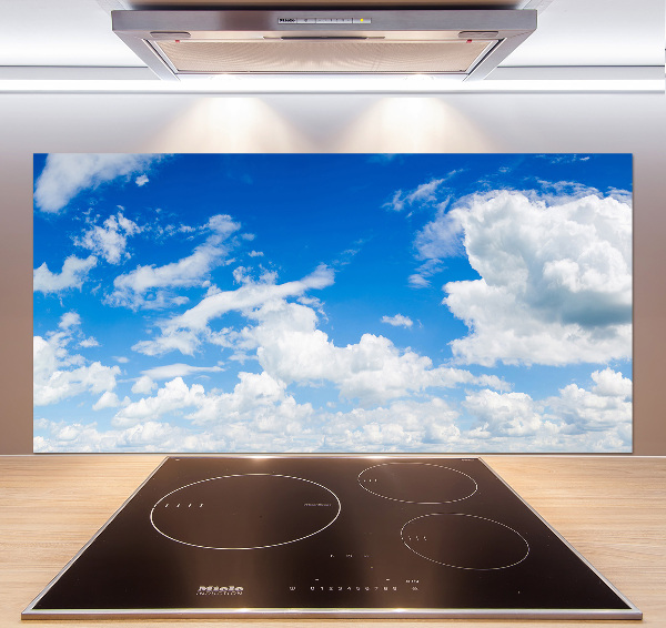 Crédence cuisine en verre trempé Nuages dans le ciel