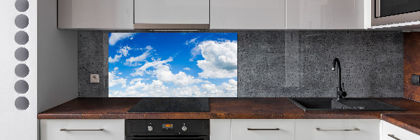 Crédence cuisine en verre trempé Nuages dans le ciel