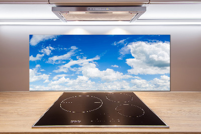 Crédence cuisine en verre trempé Nuages dans le ciel
