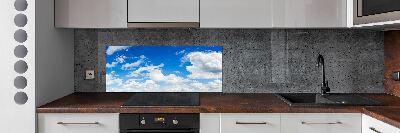 Crédence cuisine en verre trempé Nuages dans le ciel
