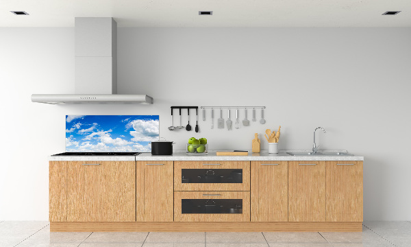 Crédence cuisine en verre trempé Nuages dans le ciel