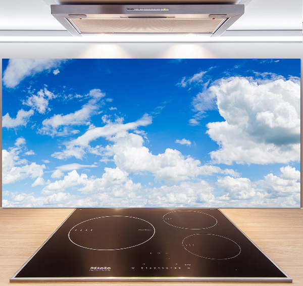 Crédence cuisine en verre trempé Nuages dans le ciel