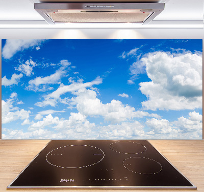 Crédence cuisine en verre trempé Nuages dans le ciel