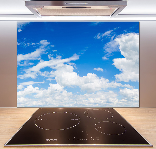 Crédence cuisine en verre trempé Nuages dans le ciel