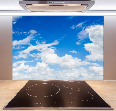 Crédence cuisine en verre trempé Nuages dans le ciel