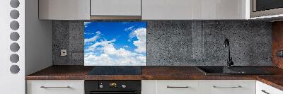 Crédence cuisine en verre trempé Nuages dans le ciel