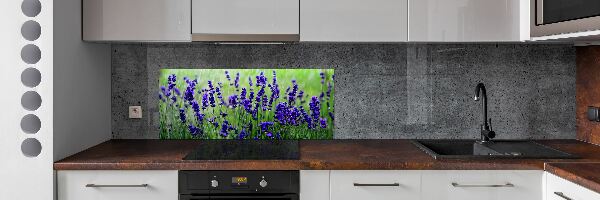 Crédence en verre trempé Lavande