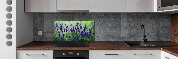 Crédence en verre trempé Lavande