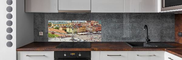 Crédence cuisine en verre Varsovie Pologne