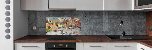 Crédence cuisine en verre Varsovie Pologne