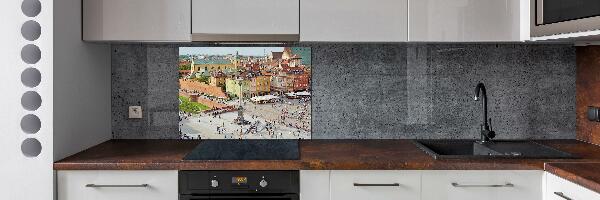 Crédence cuisine en verre Varsovie Pologne