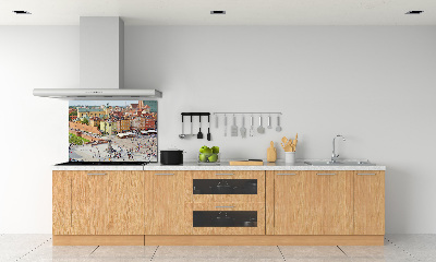 Crédence cuisine en verre Varsovie Pologne