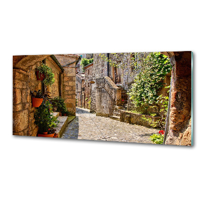 Crédence en verre Ruelle de charme