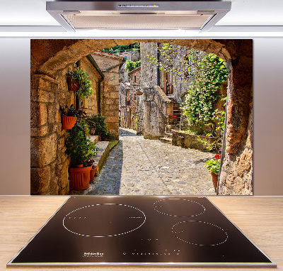 Crédence en verre Ruelle de charme