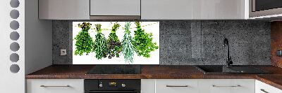 Crédence cuisine en verre Herbes sur une ficelle