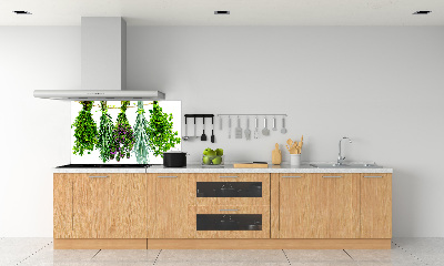 Crédence cuisine en verre Herbes sur une ficelle