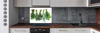 Crédence cuisine en verre Herbes sur une ficelle