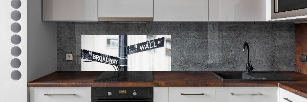 Panneau crédence cuisine Panneau de rue