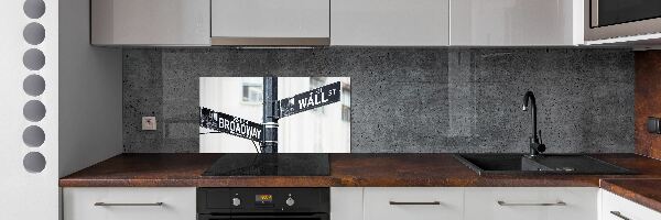 Panneau crédence cuisine Panneau de rue