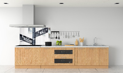 Panneau crédence cuisine Panneau de rue
