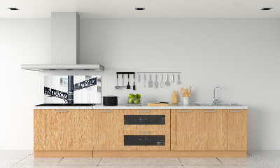 Panneau crédence cuisine Panneau de rue