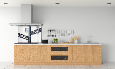 Panneau crédence cuisine Panneau de rue